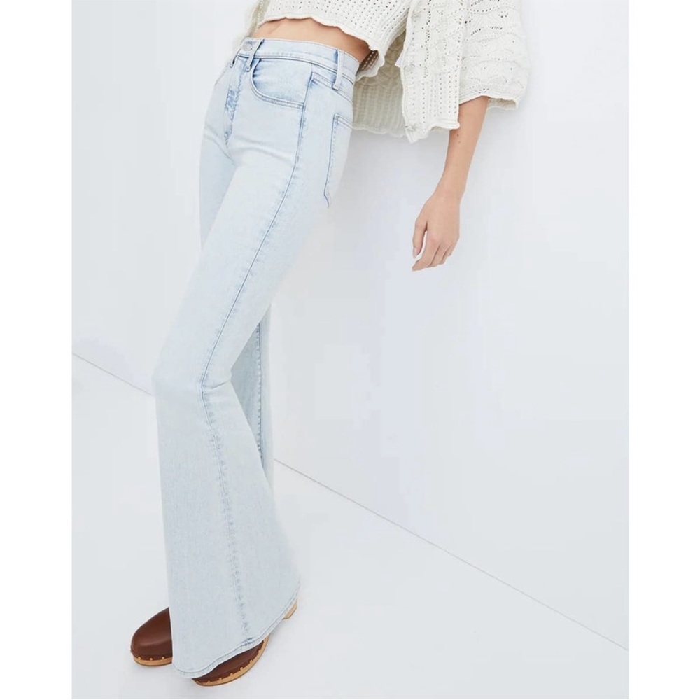 NWT Veronica Beard Sheridan High-Rise Stretch Bell-Bottom Flare Jeans - Picture 7 of 15